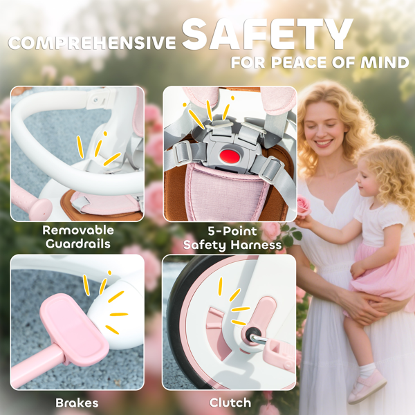 带可调节靠背的儿童三轮车-7