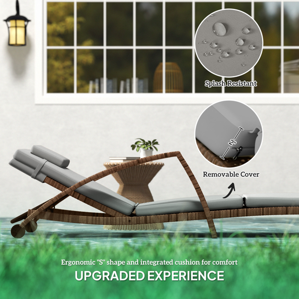 折叠式躺椅 /沙滩椅（不支持无理由退货）-7