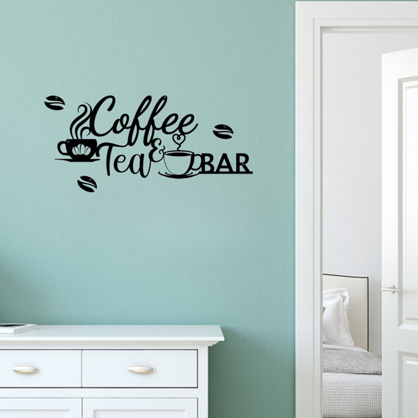 复古金属咖啡吧招牌，乡村风格墙面悬挂设计，适配厨房、咖啡馆、浴室、门廊。可作农家风家居装饰、咖啡店标识，也能当万圣节及乔迁礼物，兼顾温馨房间等多场景装饰需求。（TikTok、temu下自提）-22