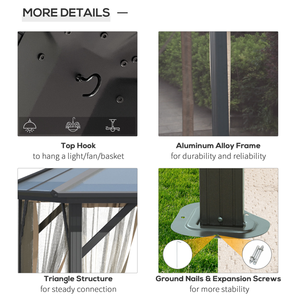 遮阳棚 、雨棚 （周末不发货）（ Amazon Shipping）（WalMart禁售）（不支持无理由退货）-7