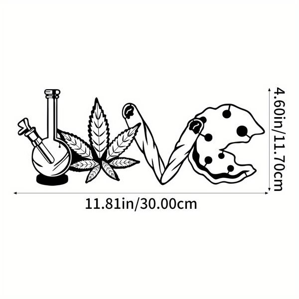 一款简约而精致的情书金属装饰吊坠：这款多功能且迷人的饰品非常适合用于装饰客厅、门面、卧室以及其他各类空间。墙面雕塑品（TikTok、temu下自提）-7