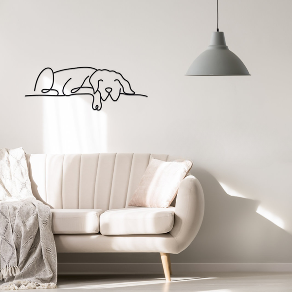 1 件极简主义金属狗墙面装饰品，融合吉特罗与波西米亚风格，适配客厅、卧室等多空间。兼具古典美学，可作万圣节装饰、新婚礼物与宠物爱好者礼品，满足多场景装饰需求。（TikTok、temu下自提）-21