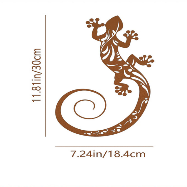 CIFbuy 精致的铁艺猫形轮廓黑色金属窥视猫雕塑，是一款完美的草坪装饰品和庭院点缀品，非常适合作为礼物赠送，也是墙面雕塑的绝佳选择。-2