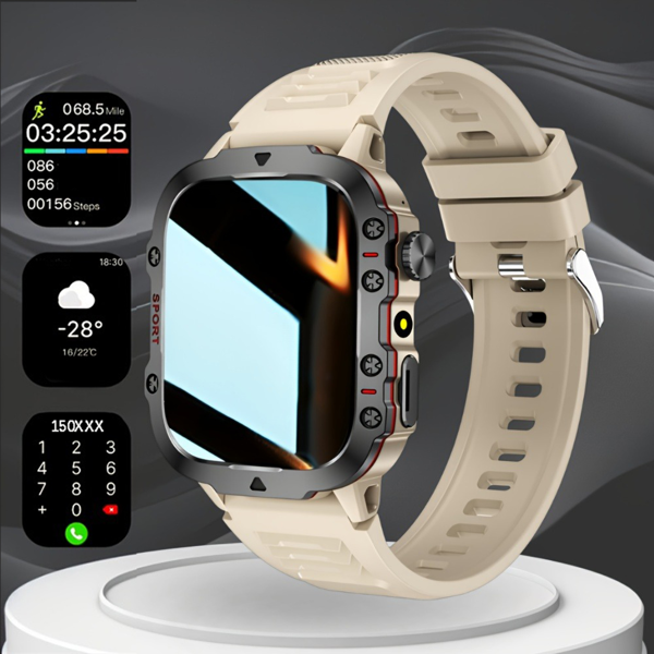 智能手表金色单硅胶表带（temu禁用）-1