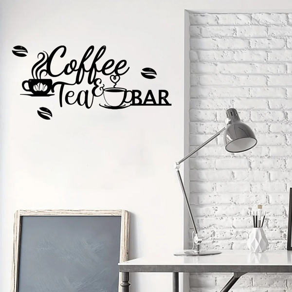 复古金属咖啡吧招牌，乡村风格墙面悬挂设计，适配厨房、咖啡馆、浴室、门廊。可作农家风家居装饰、咖啡店标识，也能当万圣节及乔迁礼物，兼顾温馨房间等多场景装饰需求。（TikTok、temu下自提）-19