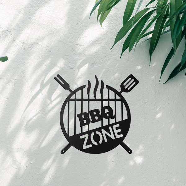 生活美好金属壁饰，古典 3D 圆形铁质文字艺术，适配乡村及乡村住宅风格。可用于室内外墙面，覆盖客厅、卧室、浴室等多空间，既是乡村婚礼佳礼，也能作万圣节装饰，兼满足多场景装饰需求（TikTok、temu下自提）-15