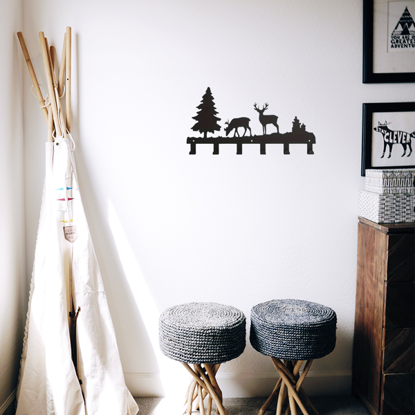 精心设计的金属麋鹿钥匙挂钩：壁挂式，多功能挂钩，适合挂衣服，包，钥匙。提升您房间的美学，并为您的家居装饰增添一丝优雅（TikTok、temu下自提）-20