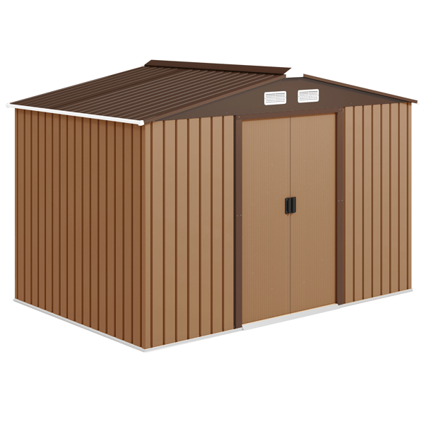 室外花园储物棚工具房-2
