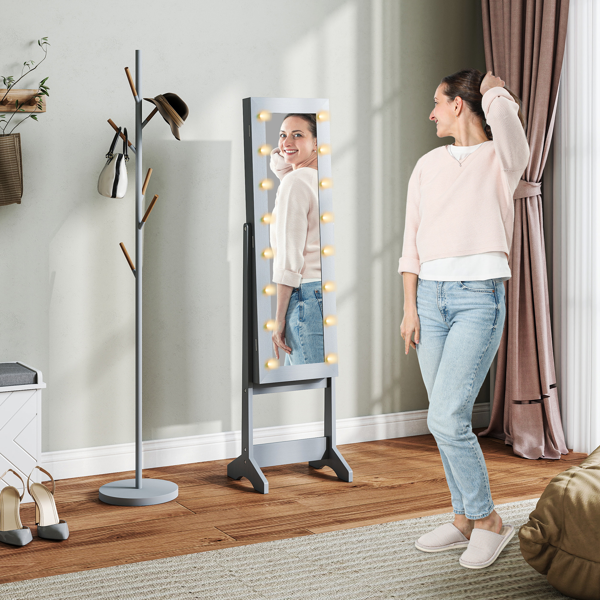 独立式镜面珠宝储物柜-1