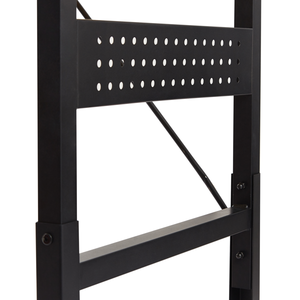 48 英寸可调节工作台，带钉板，重型木制桌面工作台，带轮子，承重 1600 磅。承重能力，滚动工作台带 AC/USB 插座、挂钩、架子，适用于车库、车间、办公室、家庭。-14