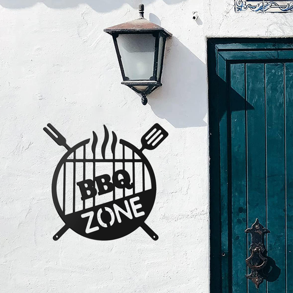 生活美好金属壁饰，古典 3D 圆形铁质文字艺术，适配乡村及乡村住宅风格。可用于室内外墙面，覆盖客厅、卧室、浴室等多空间，既是乡村婚礼佳礼，也能作万圣节装饰，兼满足多场景装饰需求（TikTok、temu下自提）-14