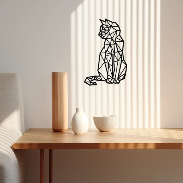 1PC手工动物金属墙面艺术，乡村铁艺内外装饰，异想天开的剪影设计，客厅、卧室、走廊，经久耐用的家居装饰（TikTok、temu下自提）-20