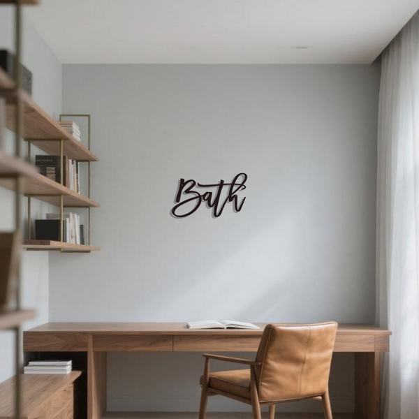 CIFbuy 布莱斯金属字母吊坠：打造极具时尚感的焦点装饰，多功能墙面艺术品，是打造优雅家居装饰的绝佳配饰墙面雕塑。墙面雕塑（TikTok、temu下自提）-2