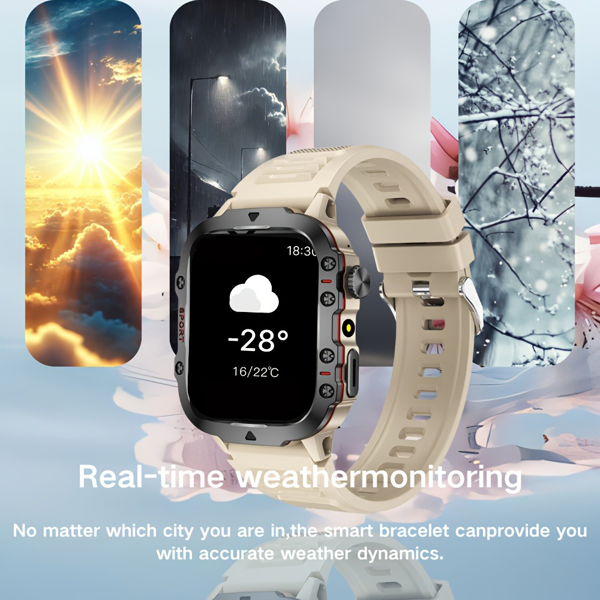 智能手表金色单硅胶表带（temu禁用）-6