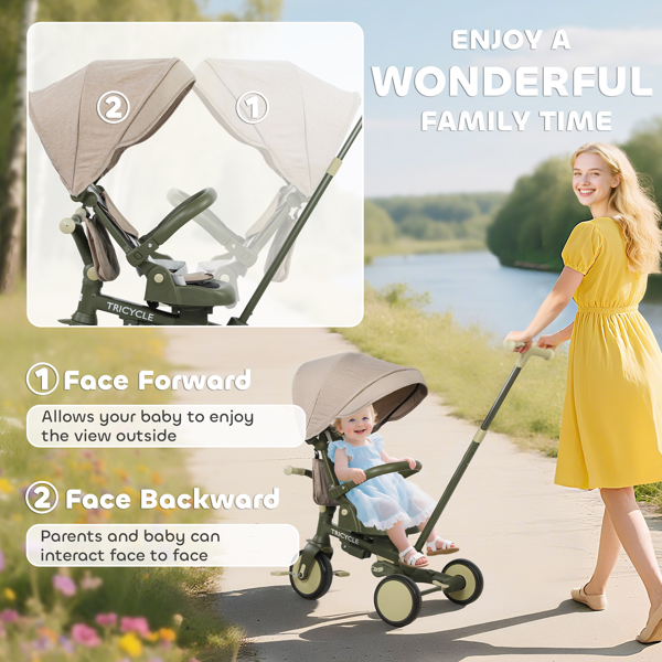 带可调节靠背的儿童三轮车-4