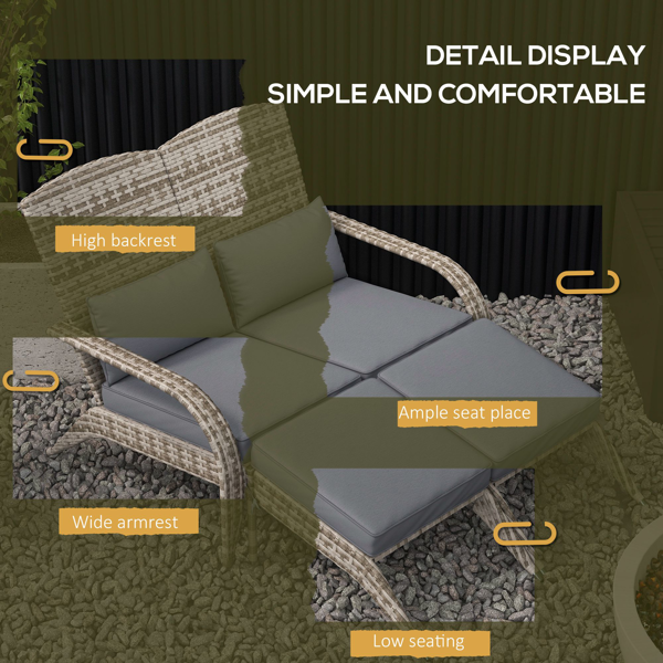 折叠式躺椅 /沙滩椅（不支持无理由退货）-4