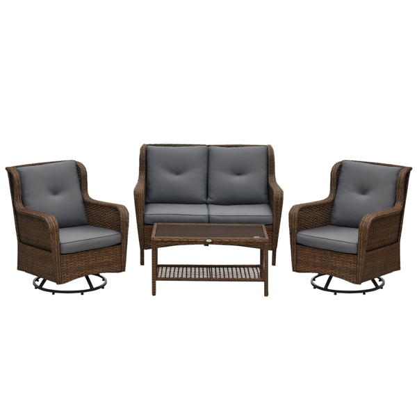 户外花园沙发 /外藤条沙发-2