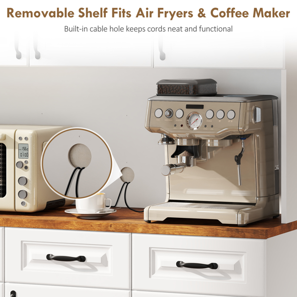 厨房侧板/储物柜/ 咖啡吧柜 /厨房橱柜/厨房隐藏式箱柜-4