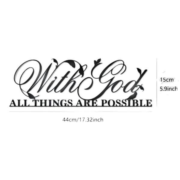 精美的金属墙艺术：“因为我知道我对你的计划”圣经经节。一个美丽和激励的墙壁装饰，作为一个墙壁雕塑，在你的室内设计声明。墙雕塑。（TikTok、temu下自提）-8