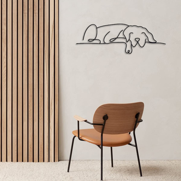 1 件极简主义金属狗墙面装饰品，融合吉特罗与波西米亚风格，适配客厅、卧室等多空间。兼具古典美学，可作万圣节装饰、新婚礼物与宠物爱好者礼品，满足多场景装饰需求。（TikTok、temu下自提）-37