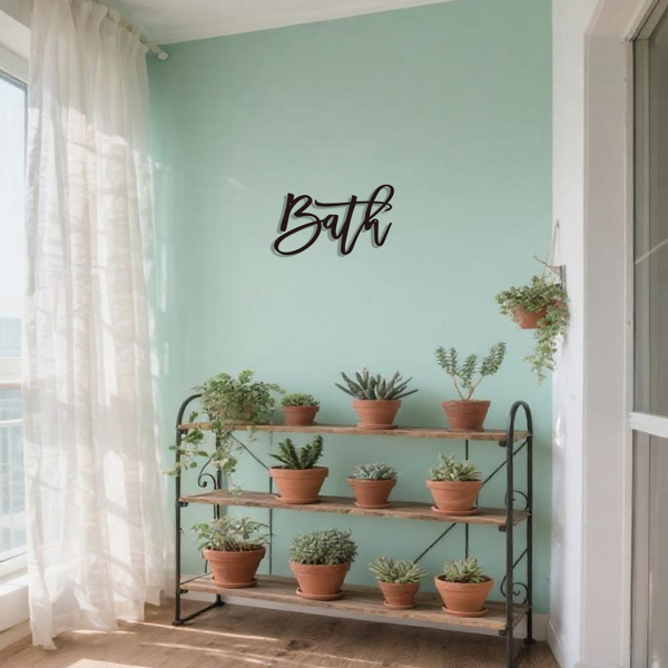 CIFbuy 布莱斯金属字母吊坠：打造极具时尚感的焦点装饰，多功能墙面艺术品，是打造优雅家居装饰的绝佳配饰墙面雕塑。墙面雕塑（TikTok、temu下自提）-5