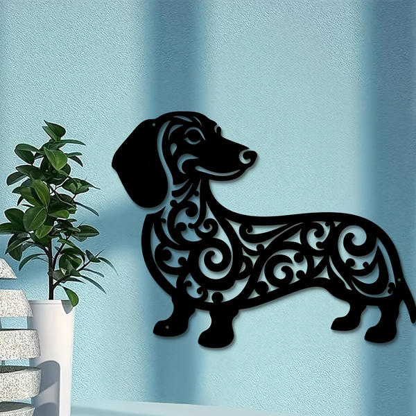 “黑色铁质腊肠犬金属墙面装饰品 - 适用于客厅、卧室、浴室、花园、露台的现代家居及户外装饰品 | 防水、防锈且耐用的悬挂式装饰品 | 具有复古烘焙漆技术的抗褪色涂层 | 适合爱狗人士、乔迁、生日的独特礼物 | 家居装饰、万圣节装饰、家居装饰、浴室装饰、卧室装饰、厨房装饰、墙面装饰、家居装饰、房间装饰用品、客厅装饰”-8