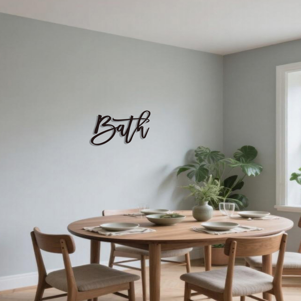 CIFbuy 布莱斯金属字母吊坠：打造极具时尚感的焦点装饰，多功能墙面艺术品，是打造优雅家居装饰的绝佳配饰墙面雕塑。墙面雕塑（TikTok、temu下自提）-3