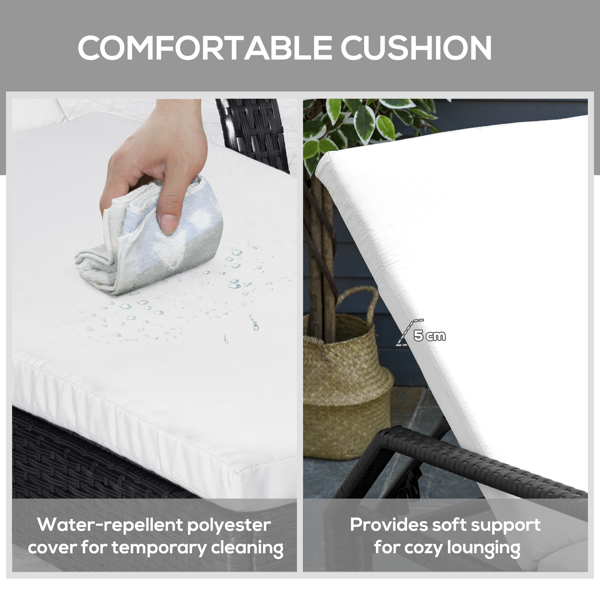 折叠式躺椅 /沙滩椅（周末不发货）（ Amazon Shipping）（WalMart禁售）（不支持无理由退货）-6