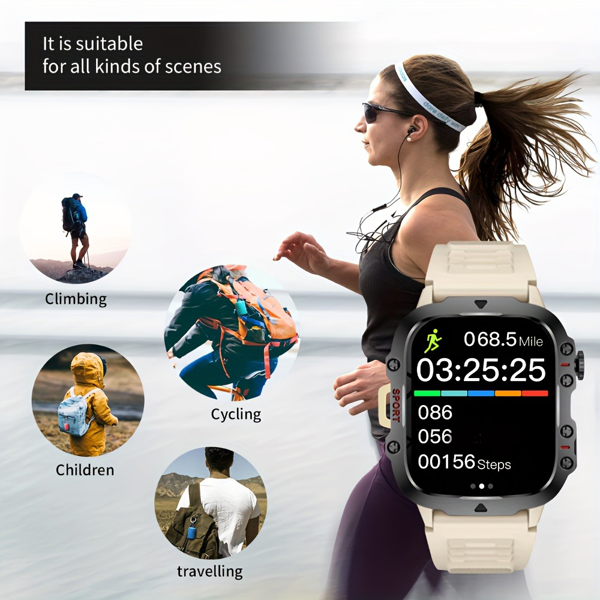 智能手表金色单硅胶表带（temu禁用）-4