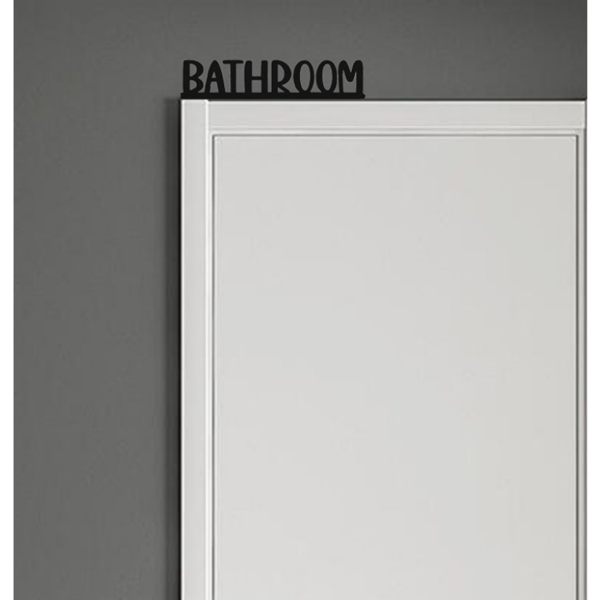 1 PC农村金属浴室招牌，手工锻铁字母数字装饰，农家乐门顶装饰，复古墙艺，婚礼客厅家居装饰，完美家居，客厅，甚至婚礼装饰。（TikTok、temu下自提）-2