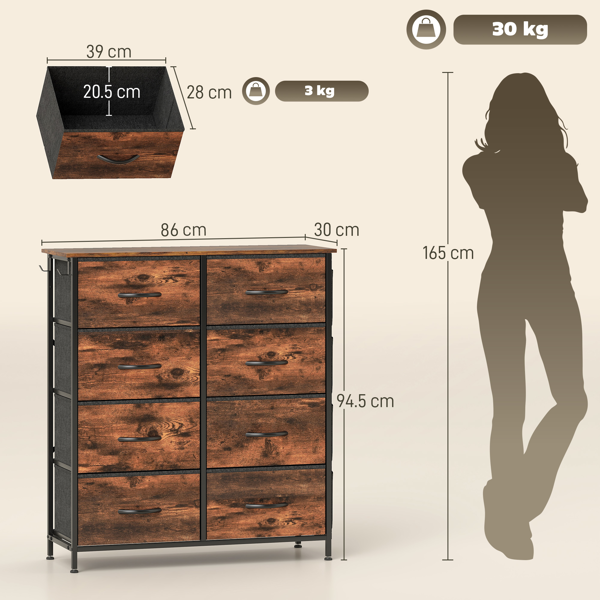 木制抽屉储物箱-2