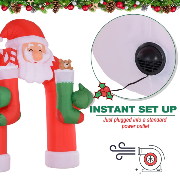 圣诞充气户外装饰品巨型圣诞老人 （周末不发货）-6