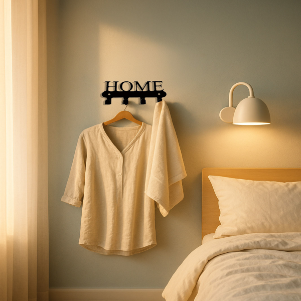 CIF购买的壁挂式钥匙架：坚固的金属涂层钥匙存放盒，简约的入口收纳用品，具有高承载能力，提升家居与办公装饰效果，钥匙挂钩，时尚实用的墙面装饰艺术品、墙面雕塑。实用挂钩。（TikTok、temu下自提）-7