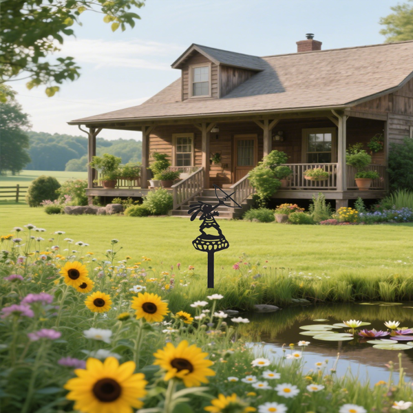 便携防风金属蚊香支架 - 悬挂式设计 + 接灰盘，防锈耐用 | 户外驱虫必备，适配露营 / 野餐 / 旅行 / 庭院场景 | 夏日聚会、徒步防虫工具，旅行便携用品（TikTok、temu下自提）-5