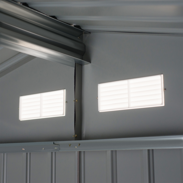 室外花园储物棚工具房-6