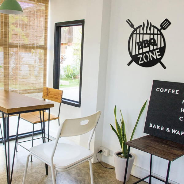 生活美好金属壁饰，古典 3D 圆形铁质文字艺术，适配乡村及乡村住宅风格。可用于室内外墙面，覆盖客厅、卧室、浴室等多空间，既是乡村婚礼佳礼，也能作万圣节装饰，兼满足多场景装饰需求（TikTok、temu下自提）-7