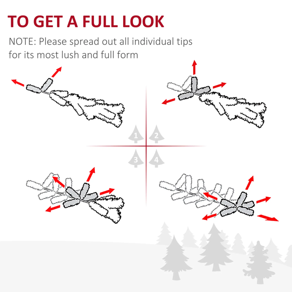 7FT 绿色圣诞树（周末不发货）-2