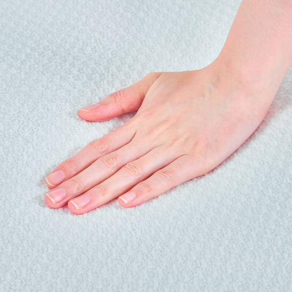 金属腿绒面布艺摇椅，配侧边储物袋——现代舒适与实用兼备-12