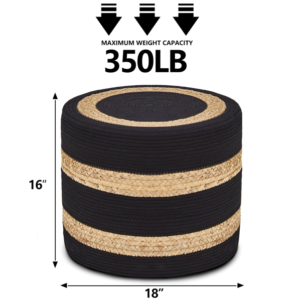 手工编织脚凳（Temu仅自提）-2