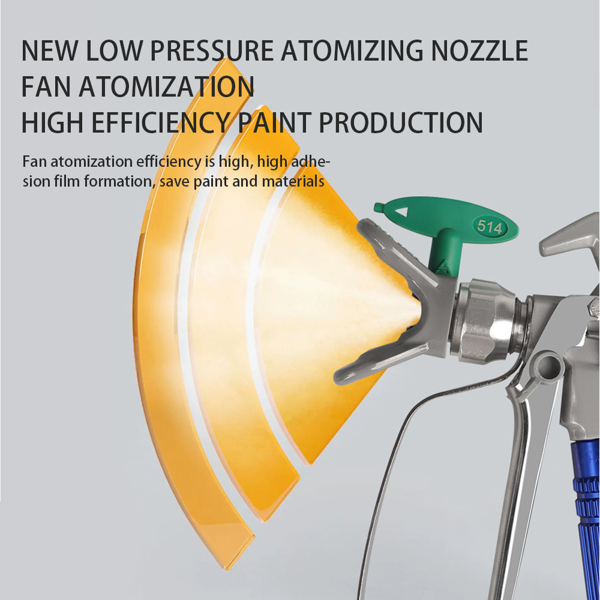 手持式高压喷漆机，适用于牧田 21V 电池-8