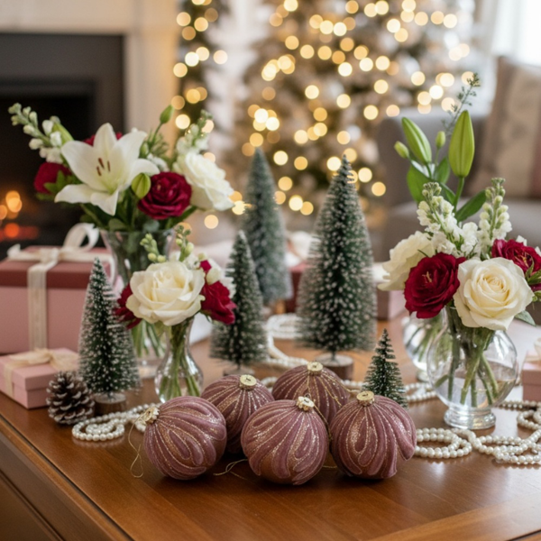 6PCS套3.9英寸圣诞球装饰品节日树派对装饰玻璃悬挂装饰品鲜艳的颜色散装易于悬挂FBA发货-7