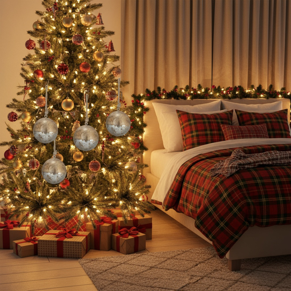 4件套圣诞挂球饰品木制圣诞树饰品节日派对装饰品圣诞树饰品FBA发货-14