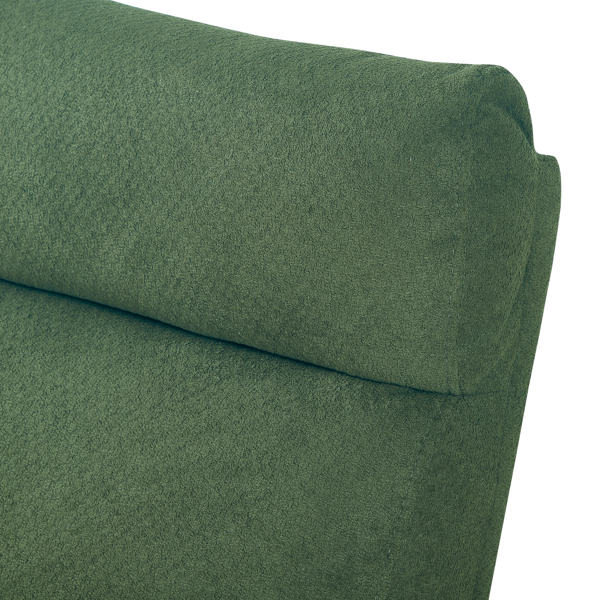 金属腿绒面布艺摇椅，配侧边储物袋——现代舒适与实用兼备-7