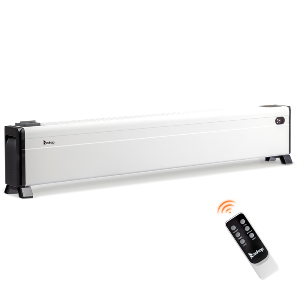 美规 NTJX-T250FR 120V 1500W 取暖器 白色 塑料 48寸踢脚线/PTC/可调温/定时/带显示/可加湿/带遥控器-2