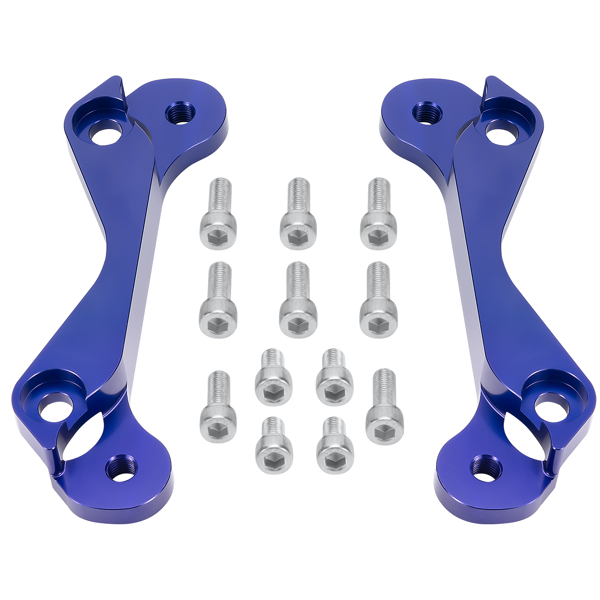 2 个后制动钳适配器和螺栓适用于斯巴鲁 WRX Impreza Legacy GT 2000 2001 2002-2009