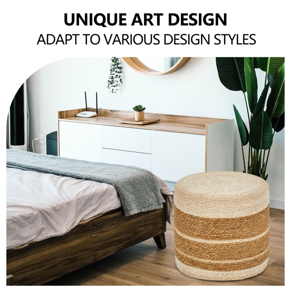 手工编织脚凳（Temu仅自提）-3