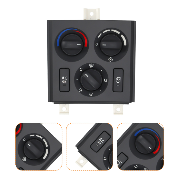 适用于沃尔沃VNL卡车（2003-2024年款）的空调气候控制开关面板-3