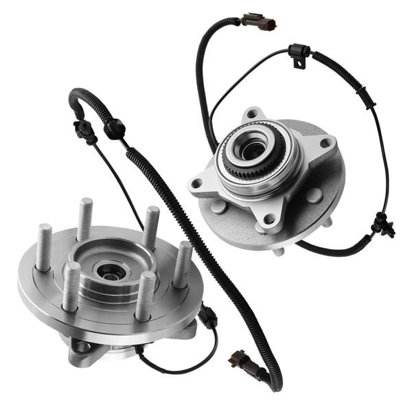 2件装前轮轴承及轮毂 适用于福特F-150 2015-2017款 V6 3.5升Flex车型 BR931007-1