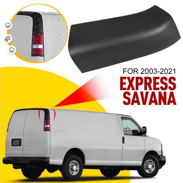 适用于雪佛兰 Express 和 GMC Savana 2003-2023 后角饰条贴花（右）-20