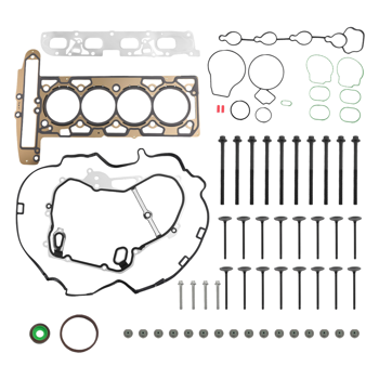 缸盖垫片及进排气阀门螺栓套装 适用于别克/GMC 2.4升发动机 2010-2013款